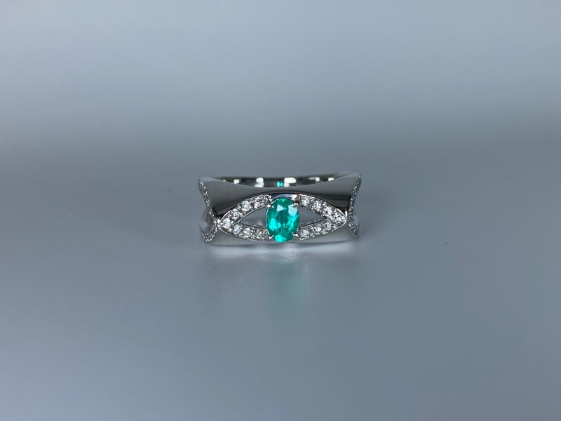 パライバトルマリン 0.25ct PT900リング 14号 - COLOR BOX