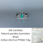 パライバトルマリン 0.25ct PT900リング 14号 - COLOR BOX - 画像11